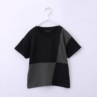 【ザ ショップ ティーケー/THE SHOP TK / KIDS】の【110-150】パネル切替Tシャツ ブラック|ID: prp329100004065073 ipo3291000000027389279