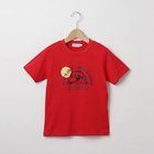 【デッサン/Dessin / KIDS】の【ファミリーリンク】WAVEプリントTシャツ レッド|ID: prp329100004065085 ipo3291000000027389330