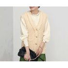 【ノーリーズ/NOLLEY'S】のツイードフリンジベスト 人気、トレンドファッション・服の通販 founy(ファニー) ファッション Fashion レディースファッション WOMEN アウター Coat Outerwear トップス・カットソー Tops/Tshirt ベスト/ジレ Gilets/Vests 2024年 2024 2024-2025秋冬・A/W Aw/Autumn/Winter/Fw/Fall/2024-2025 デニム Denim ワイド Wide thumbnail ベージュ|ID: prp329100004066852 ipo3291000000027411404