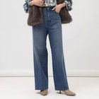 【アンタイトル/UNTITLED】のワイドストレートデニムパンツ 人気、トレンドファッション・服の通販 founy(ファニー) ファッション Fashion レディースファッション WOMEN パンツ Pants デニムパンツ Denim Pants ヴィンテージ Vintage ストレート Straight スマート Smart センター Center ダウン Down デニム Denim ポケット Pocket おすすめ Recommend thumbnail ブルー|ID: prp329100004066888 ipo3291000000027837230