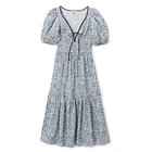 【ガニー/GANNI】のPrinted Cotton Long Smock Dress Glacier Lake|ID: prp329100004066891 ipo3291000000027411606