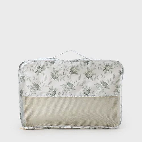 【ローラアシュレイホーム/LAURA ASHLEY HOME】の【撥水加工プリント生地】ポートランド柄 トラベルポーチLL インテリア・キッズ・メンズ・レディースファッション・服の通販 founy(ファニー) 　ファッション　Fashion　レディースファッション　WOMEN　ポーチ　Pouches　スマート　Smart　トラベル　Travel　プリント　Print　ポケット　Pocket　ポーチ　Pouch　メッシュ　Mesh　旅行　Travel　春　Spring　ミントグリーン|ID: prp329100004066946 ipo3291000000027411924