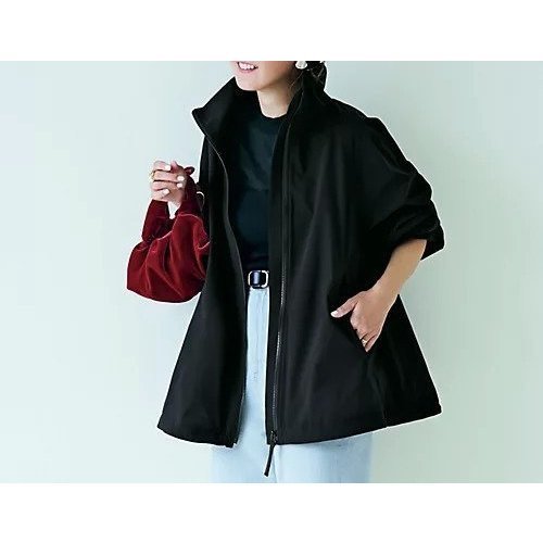 【デミルクス ビームス/Demi-Luxe BEAMS】の【洗える】オーバースタンドブルゾン.M 人気、トレンドファッション・服の通販 founy(ファニー) 　ファッション　Fashion　レディースファッション　Ladies' Fashion Online　アウター　Coat Outerwear　ブルゾン　Blouson/Jackets　コクーン　Cocoon　ショート　Short　シンプル　Simple　スリーブ　Sleeve　フレア　Flare　ブラウジング　Browsing　ブルゾン　Blouson　ロング　Long　別注　Special Order　洗える　Washable　防寒　Cold Protection　other-3|ID: prp329100004066984 ipo3291000000032620380