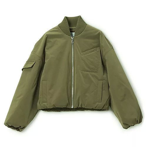 【ガニー/GANNI】のLight Twill Oversized Short Bomber Jacket 人気、トレンドファッション・服の通販 founy(ファニー) 　ファッション　Fashion　レディースファッション　WOMEN　アウター　Coat Outerwear　ジャケット　Jackets　2024年　2024　2024-2025秋冬・A/W　Aw/Autumn/Winter/Fw/Fall/2024-2025　フォルム　Form　ポケット　Pocket　 other-1|ID: prp329100004066985 ipo3291000000027412129