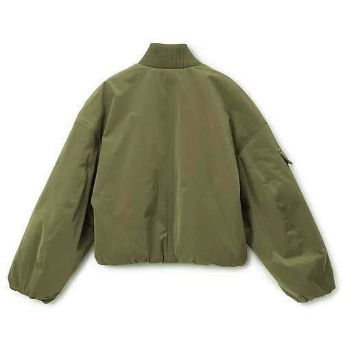【ガニー/GANNI】のLight Twill Oversized Short Bomber Jacket 人気、トレンドファッション・服の通販 founy(ファニー) 　ファッション　Fashion　レディースファッション　Fashion for Women　アウター　Coat / Outerwear Collection　レディースジャケット・軽アウター　Jackets　2024年　2024　2024-2025秋冬・A/W　Autumn/Winter 2024–25 AW24–25　フォルム　Silhouette, Form　ポケット　Pocket, Pocket Detail　other-2|ID: prp329100004066985 ipo3291000000031260092