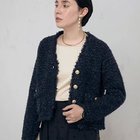 【ノーリーズ/NOLLEY'S】のツイードフリンジニットジャケット 人気、トレンドファッション・服の通販 founy(ファニー) ファッション Fashion レディースファッション WOMEN アウター Coat Outerwear ジャケット Jackets 2024年 2024 2024-2025秋冬・A/W Aw/Autumn/Winter/Fw/Fall/2024-2025 ショート Short ジャケット Jacket ツイード Tweed デニム Denim バランス Balance ボトム Bottom thumbnail ネイビー|ID: prp329100004066986 ipo3291000000027412135