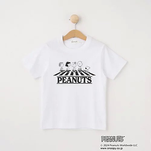 【デッサン/Dessin / KIDS】の【リンクコーデ】Dessin PEANUTS Tシャツ インテリア・キッズ・メンズ・レディースファッション・服の通販 founy(ファニー) 　ファッション　Fashion　キッズファッション　KIDS　キャラクター　Character　スマート　Smart　モチーフ　Motif　人気　Popularity　ホワイト|ID: prp329100004067051 ipo3291000000027412444