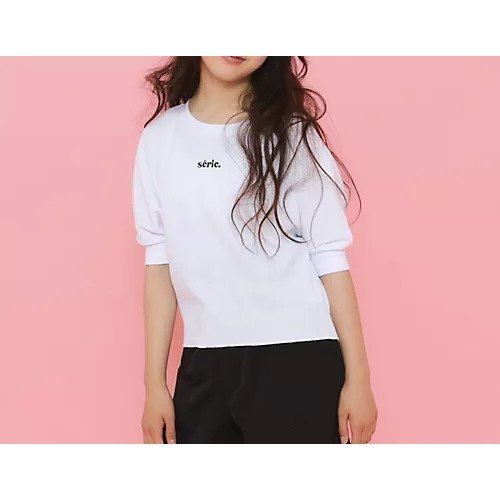 【ピンク ラテ/PINK-latte / KIDS】の【130cmあり】サーマルTシャツ インテリア・キッズ・メンズ・レディースファッション・服の通販 founy(ファニー) 　ファッション　Fashion　キッズファッション　KIDS　おすすめ　Recommend　インナー　Inner　ガーリー　Girly　サロペット　Overalls　サーマル　Thermal　シンプル　Simple　スリーブ　Sleeve　バランス　Balance　フレンチ　French　フロント　Front　ベーシック　Basic　ボトム　Bottom　オフホワイト|ID: prp329100004067065 ipo3291000000027412524