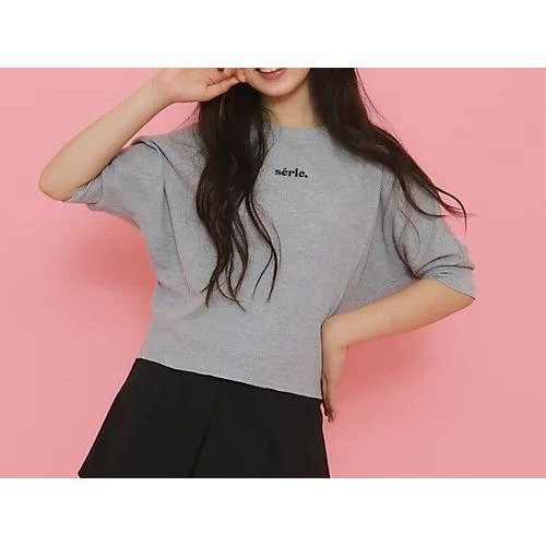 【ピンク ラテ/PINK-latte / KIDS】の【130cmあり】サーマルTシャツ インテリア・キッズ・メンズ・レディースファッション・服の通販 founy(ファニー) 　ファッション　Fashion　キッズファッション　KIDS　おすすめ　Recommend　インナー　Inner　ガーリー　Girly　サロペット　Overalls　サーマル　Thermal　シンプル　Simple　スリーブ　Sleeve　バランス　Balance　フレンチ　French　フロント　Front　ベーシック　Basic　ボトム　Bottom　ライトグレー|ID: prp329100004067065 ipo3291000000027412525