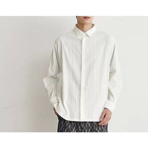 【ザ ショップ ティーケー/THE SHOP TK / MEN】のコットンレース長袖シャツ 人気、トレンドファッション・服の通販 founy(ファニー) 　ファッション　Fashion　メンズファッション　MEN　スマート　Smart　メッシュ　Mesh　レース　Race　軽量　Lightweight　長袖　Long Sleeve　 other-1|ID: prp329100004068942 ipo3291000000029863627