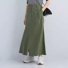 【グリーンレーベル リラクシング / ユナイテッドアローズ/green label relaxing / UNITED ARROWS】のチノ ボリューム フレア スカート OLIVE|ID:prp329100004070578