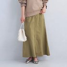 【グリーンレーベル リラクシング / ユナイテッドアローズ/green label relaxing / UNITED ARROWS】のチノ ボリューム フレア スカート BEIGE|ID:prp329100004070578