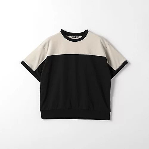 【グリーンレーベルリラクシング/green label relaxing / UNITED ARROWS / KIDS】のTJ パネル切り替え ビッグ Tシャツ / キッズ 100cm-130cm - 吸水速乾 - インテリア・キッズ・メンズ・レディースファッション・服の通販 founy(ファニー) 　ファッション　Fashion　キッズファッション　KIDS　吸水　Water Absorption　シンプル　Simple　ビッグ　Big　おすすめ　Recommend　BLACK|ID: prp329100004072051 ipo3291000000027469376