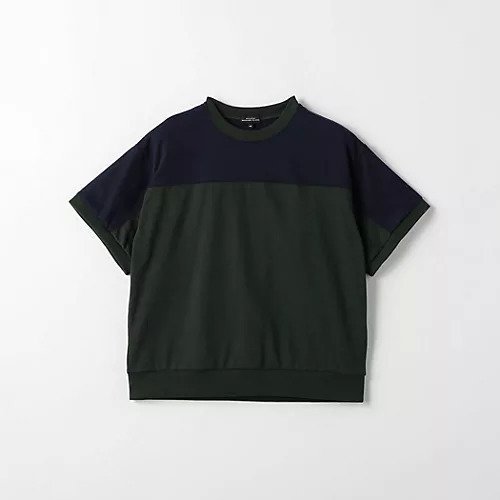 【グリーンレーベルリラクシング/green label relaxing / UNITED ARROWS / KIDS】のTJ パネル切り替え ビッグ Tシャツ / キッズ 100cm-130cm - 吸水速乾 - インテリア・キッズ・メンズ・レディースファッション・服の通販 founy(ファニー) 　ファッション　Fashion　キッズファッション　KIDS　吸水　Water Absorption　シンプル　Simple　ビッグ　Big　おすすめ　Recommend　DK.GREEN|ID: prp329100004072051 ipo3291000000027469378