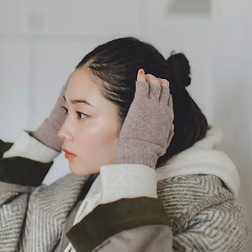 【サンク/CINQ】のラムウールの指なし手袋 人気、トレンドファッション・服の通販 founy(ファニー) 　ファッション　Fashion　レディースファッション　WOMEN　手袋　Gloves　人気　Popularity　洗える　Washable　財布　Wallet　other-3|ID: prp329100004076384 ipo3291000000031292056