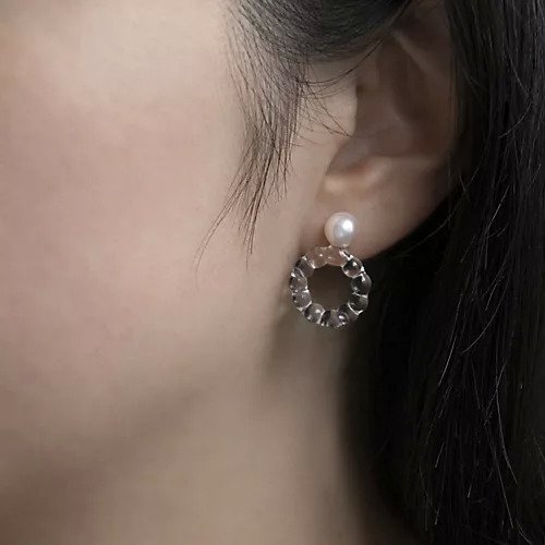 【ハリオ ランプワーク ファクトリー/Hario Lampwork Factory】のピアス サークルパール インテリア・キッズ・メンズ・レディースファッション・服の通販 founy(ファニー) https://founy.com/ ファッション Fashion レディースファッション WOMEN アクセサリー Accessories ガラス Glass サークル Circle パール Pearl モチーフ Motif |ID: prp329100004076445 ipo3291000000029580411