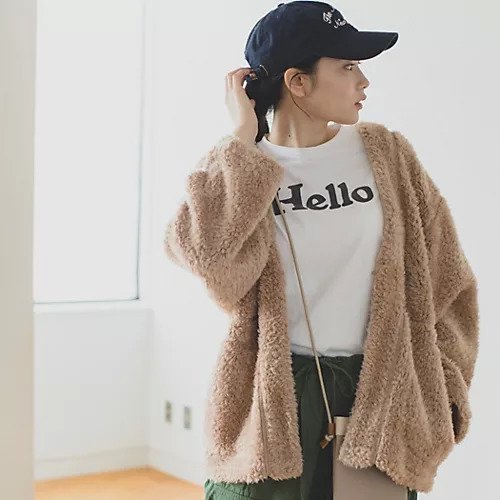 【ダンテン/DAN-TEN】の【Joli Joli】TEDDY DAN-TEN 人気、トレンドファッション・服の通販 founy(ファニー) 　ファッション　Fashion　レディースファッション　WOMEN　アウトドア　Outdoor　フォルム　Form　ライニング　Lining　リラックス　Relax　旅行　Travel　羽織　Haori　other-2|ID: prp329100004076472 ipo3291000000031254850