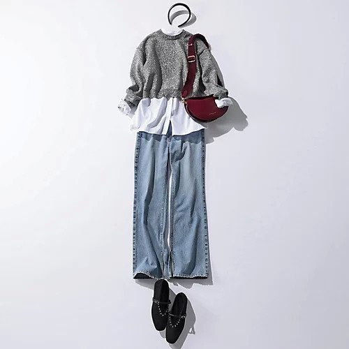 【エムセブンデイズ/M7days】の【コラボ】ラメニットドロップショルダーニット 人気、トレンドファッション・服の通販 founy(ファニー) 　ファッション　Fashion　レディースファッション　Fashion for Women　トップス・カットソー　Cut & Sew Tops　ニット　Knit Tops & Sweaters　コラボ　Collaboration, Collab　シルバー　Silver, Metallic Silver　シンプル　Simple, Minimal　バランス　Balance, Style Balance　洗える　Machine Washable　other-2|ID: prp329100004077928 ipo3291000000034953892