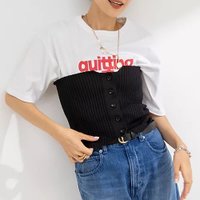 【リエミラー/Rie Miller】のニットビスチェ 人気、トレンドファッション・服の通販 founy(ファニー) ファッション Fashion レディースファッション WOMEN トップス・カットソー Tops/Tshirt ニット Knit Tops ビスチェ Bustier 送料無料 Free Shipping 2024年 2024 2024-2025秋冬・A/W Aw/Autumn/Winter/Fw/Fall/2024-2025 おすすめ Recommend カットソー Cut And Sew フィット Fit |ID:prp329100004077929