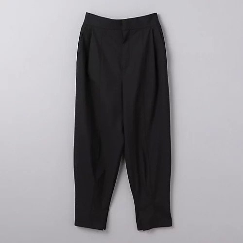 【ユナイテッドアローズ/UNITED ARROWS】のタック テーパード パンツ インテリア・キッズ・メンズ・レディースファッション・服の通販 founy(ファニー) 　ファッション　Fashion　レディースファッション　WOMEN　パンツ　Pants　カットソー　Cut And Sew　切替　Switching　シャーリング　Shirring　センター　Center　ダブル　Double　テーパード　Tapered　バランス　Balance　パターン　Pattern　ピーチ　Peach　フィット　Fit　フロント　Front　ポケット　Pocket　BLACK|ID: prp329100004082299 ipo3291000000027599012