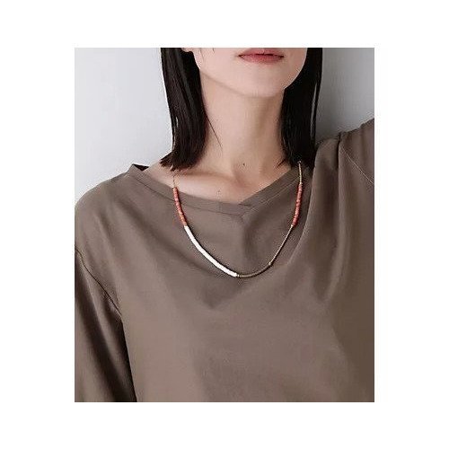 【ヒューマンウーマン/HUMAN WOMAN】のシェルコンビネックレス インテリア・キッズ・メンズ・レディースファッション・服の通販 founy(ファニー) https://founy.com/ ファッション Fashion レディースファッション WOMEN ジュエリー Jewelry ネックレス Necklaces おすすめ Recommend コンビ Combination シンプル Simple ネックレス Necklace |ID: prp329100004085150 ipo3291000000031648250