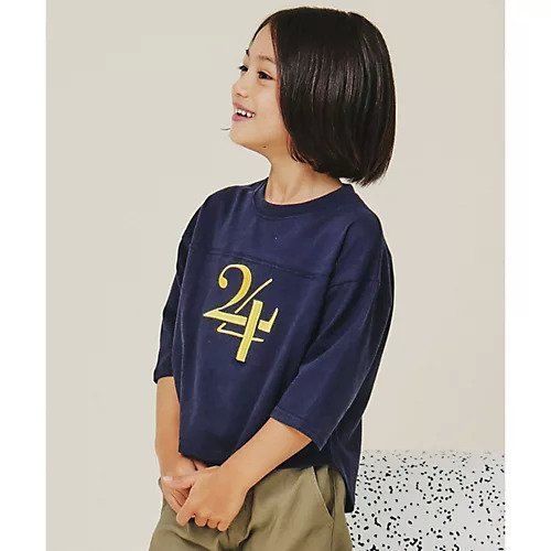 【ザ ショップ ティーケー/THE SHOP TK / KIDS】の【110-160】オーガビッツナンバー刺繍7分袖Tシャツ 人気、トレンドファッション・服の通販 founy(ファニー) 　ファッション　Fashion　キッズファッション　KIDS　おすすめ　Recommend　シンプル　Simple　スマート　Smart　ワンポイント　One Point　長袖　Long Sleeve　 other-1|ID: prp329100004085203 ipo3291000000029585318