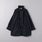 【ユナイテッドアローズ/UNITED ARROWS】のチェック フリル ブラウス DK.GREEN|ID:prp329100004086583