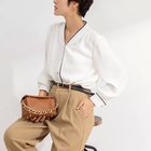 【ノーリーズソフィー/NOLLEY'S sophi】のジョーゼットパイピングVネックブラウス 人気、トレンドファッション・服の通販 founy(ファニー) ファッション Fashion レディースファッション WOMEN トップス・カットソー Tops/Tshirt シャツ/ブラウス Shirts/Blouses Vネック V-Neck 2024年 2024 2024-2025秋冬・A/W Aw/Autumn/Winter/Fw/Fall/2024-2025 おすすめ Recommend ボトム Bottom エレガント 上品 Elegant ビジネス 仕事 通勤 Business thumbnail オフホワイト|ID: prp329100004086588 ipo3291000000028572469