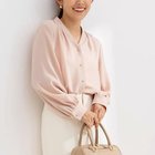 【ノーリーズソフィー/NOLLEY'S sophi】のジョーゼットパイピングVネックブラウス 人気、トレンドファッション・服の通販 founy(ファニー) ファッション Fashion レディースファッション WOMEN トップス・カットソー Tops/Tshirt シャツ/ブラウス Shirts/Blouses Vネック V-Neck 2024年 2024 2024-2025秋冬・A/W Aw/Autumn/Winter/Fw/Fall/2024-2025 おすすめ Recommend ボトム Bottom エレガント 上品 Elegant ビジネス 仕事 通勤 Business thumbnail ベビーピンク|ID: prp329100004086588 ipo3291000000028572471