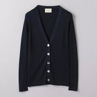 【ユナイテッドアローズ/UNITED ARROWS】のシルクリブ Vネック カーディガン NAVY|ID: prp329100004086599 ipo3291000000028614163