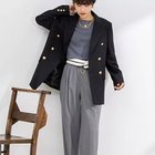 【ノーリーズ/NOLLEY'S】のNMPピークドラペルダブルジャケット 人気、トレンドファッション・服の通販 founy(ファニー) ファッション Fashion レディースファッション WOMEN アウター Coat Outerwear ジャケット Jackets 2024年 2024 2024-2025秋冬・A/W Aw/Autumn/Winter/Fw/Fall/2024-2025 ドット Dot ビンテージ Vintage ヴィンテージ Vintage 定番 Standard thumbnail ブラック|ID: prp329100004086695 ipo3291000000027657232