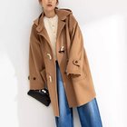 【ノーリーズ/NOLLEY'S】のNMPミドル丈ダッフルコート 人気、トレンドファッション・服の通販 founy(ファニー) ファッション Fashion レディースファッション WOMEN アウター Coat Outerwear コート Coats ダッフルコート Duffle Coats ヴィンテージ Vintage 軽量 Lightweight ダッフルコート Duffel Coat ダブル Double ドット Dot ドロップ Drop 定番 Standard マフラー Scarf ミドル Middle 2024年 2024 2024-2025秋冬・A/W Aw/Autumn/Winter/Fw/Fall/2024-2025 thumbnail キャメル|ID: prp329100004086698 ipo3291000000027657245