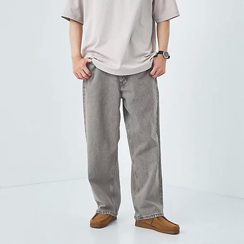 【グリーンレーベルリラクシング/green label relaxing / UNITED ARROWS / MEN】の578TM バギー デニムパンツ インテリア・キッズ・メンズ・レディースファッション・服の通販 founy(ファニー) 　ファッション　Fashion　メンズファッション　MEN　ボトムス　Bottoms/Men　デニムパンツ　Denim Pants　おすすめ　Recommend　ジーンズ　Jeans　スニーカー　Sneakers　テーパード　Tapered　デニム　Denim　フィット　Fit　MD.GRAY|ID: prp329100004086745 ipo3291000000029254455