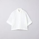 【ユナイテッドアローズ/UNITED ARROWS】のオーガンジー タック ブラウス WHITE|ID:prp329100004088289