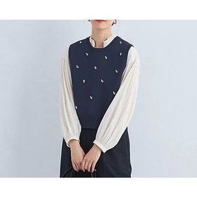 【グリーンレーベル リラクシング / ユナイテッドアローズ/green label relaxing / UNITED ARROWS】のドットビジュー ニット ベスト -ウォッシャブル- 人気、トレンドファッション・服の通販 founy(ファニー) ファッション Fashion レディースファッション WOMEN アウター Coat Outerwear トップス・カットソー Tops/Tshirt ニット Knit Tops ベスト/ジレ Gilets/Vests おすすめ Recommend インナー Inner ウォッシャブル Washable カットソー Cut And Sew コンパクト Compact ビジュー Bijou ベスト Vest ミラノリブ Milan Ribs ロング Long ビジネス 仕事 通勤 Business 秋 Autumn/Fall |ID:prp329100004088313