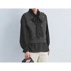 【グリーンレーベル リラクシング / ユナイテッドアローズ/green label relaxing / UNITED ARROWS】のドットビジュー ニット ベスト -ウォッシャブル- DK.GRAY|ID:prp329100004088313