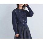 【グリーンレーベル リラクシング / ユナイテッドアローズ/green label relaxing / UNITED ARROWS】のドットビジュー ニット カーディガン -ウォッシャブル- 人気、トレンドファッション・服の通販 founy(ファニー) ファッション Fashion レディースファッション WOMEN トップス・カットソー Tops/Tshirt ニット Knit Tops カーディガン Cardigans おすすめ Recommend ウォッシャブル Washable カーディガン Cardigan クール Cool コンパクト Compact デニム Denim ビジュー Bijou ミラノリブ Milan Ribs ロング Long ビジネス 仕事 通勤 Business 秋 Autumn/Fall thumbnail NAVY|ID: prp329100004088324 ipo3291000000027676565