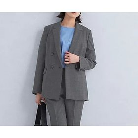 【グリーンレーベル リラクシング / ユナイテッドアローズ/green label relaxing / UNITED ARROWS】のカチリラ ダブル ジャケット No01 -ウォッシャブル・ストレッチ・防シワ- 人気、トレンドファッション・服の通販 founy(ファニー) ファッション Fashion レディースファッション WOMEN アウター Coat Outerwear ジャケット Jackets 秋 Autumn/Fall ジャケット Jacket ストレッチ Stretch セットアップ Set Up タイトスカート Tight Skirt ダブル Double チェック Check 定番 Standard リラックス Relax おすすめ Recommend ビジネス 仕事 通勤 Business |ID:prp329100004088550