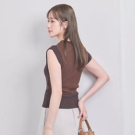 【ユナイテッドアローズ/UNITED ARROWS】 Vネック ノースリーブニット人気、トレンドファッション・服の通販 founy(ファニー) ファッション Fashion レディースファッション WOMEN トップス・カットソー Tops/Tshirt ニット Knit Tops キャミソール / ノースリーブ No Sleeves Vネック V-Neck コンパクト Compact ジャカード Jacquard ノースリーブ No Sleeve バランス Balance ボーダー Border ロング Long おすすめ Recommend |ID:prp329100004089939