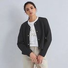 【グリーンレーベル リラクシング / ユナイテッドアローズ/green label relaxing / UNITED ARROWS】のブリスタージャカード メタルドット カットソー カーディガン BLACK|ID: prp329100004092563 ipo3291000000027727366