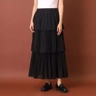 【ドレステリア/DRESSTERIOR】のプリーツティアードスカート 人気、トレンドファッション・服の通販 founy(ファニー) ファッション Fashion レディースファッション WOMEN スカート Skirt ティアードスカート Tiered Skirts ウェーブ Wave ギャザー Gather スニーカー Sneakers スマート Smart ダウン Down ティアードスカート Tiered Skirt バランス Balance パターン Pattern フェザー Feather フェミニン Feminine プリーツ Pleats thumbnail ブラック|ID: prp329100004092572 ipo3291000000027727418