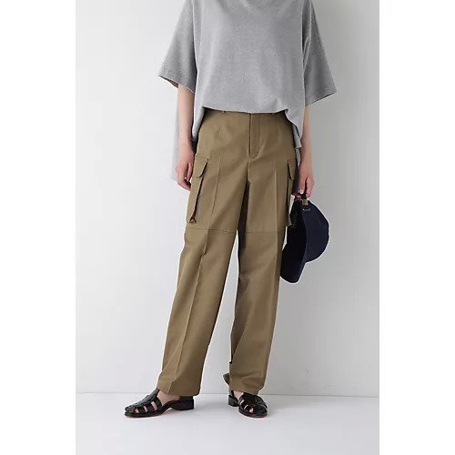 【ヒューマンウーマン/HUMAN WOMAN】のコットンギャバパンツ インテリア・キッズ・メンズ・レディースファッション・服の通販 founy(ファニー) https://founy.com/ ファッション Fashion レディースファッション WOMEN パンツ Pants おすすめ Recommend カーゴパンツ Cargo Pants ジャケット Jacket スタンダード Standard ボーダー Border |ID: prp329100004092589 ipo3291000000030966504