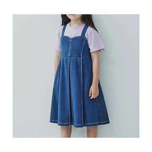 【ザ ショップ ティーケー/THE SHOP TK / KIDS】の【110-160/親子リンク】デニムジャンスカ/洗濯機OK インテリア・キッズ・メンズ・レディースファッション・服の通販 founy(ファニー) https://founy.com/ ファッション Fashion キッズファッション KIDS おすすめ Recommend スマート Smart ビスチェ Bustier プリーツ Pleats ポケット Pocket |ID: prp329100004092658 ipo3291000000029584491