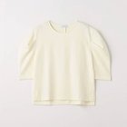 【グリーンレーベル リラクシング / ユナイテッドアローズ/green label relaxing / UNITED ARROWS】のジョーゼット タック スリーブ プルオーバー カットソー OFF WHITE|ID:prp329100004093741