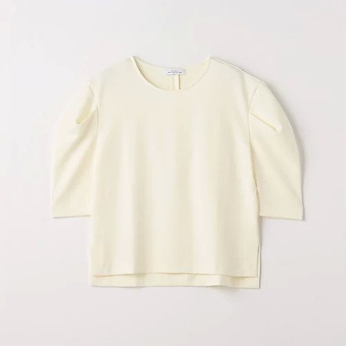 【グリーンレーベル リラクシング / ユナイテッドアローズ/green label relaxing / UNITED ARROWS】のジョーゼット タック スリーブ プルオーバー カットソー インテリア・キッズ・メンズ・レディースファッション・服の通販 founy(ファニー) 　ファッション　Fashion　レディースファッション　WOMEN　トップス・カットソー　Tops/Tshirt　プルオーバー　Pullover　カットソー　Cut and Sewn　秋　Autumn/Fall　カットソー　Cut And Sew　ジョーゼット　Georgette　スリーブ　Sleeve　フェミニン　Feminine　おすすめ　Recommend　ビジネス 仕事 通勤　Business　OFF WHITE|ID: prp329100004093741 ipo3291000000027746436