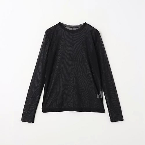 【グリーンレーベル リラクシング / ユナイテッドアローズ/green label relaxing / UNITED ARROWS】のハイメッシュ チュール ロングスリーブ プルオーバー インテリア・キッズ・メンズ・レディースファッション・服の通販 founy(ファニー) 　ファッション　Fashion　レディースファッション　WOMEN　トップス・カットソー　Tops/Tshirt　プルオーバー　Pullover　インナー　Inner　秋　Autumn/Fall　コンパクト　Compact　シアー　Sheer　スリーブ　Sleeve　チュール　Tulle　メッシュ　Mesh　ロング　Long　冬　Winter　おすすめ　Recommend　エレガント 上品　Elegant　BLACK|ID: prp329100004093746 ipo3291000000027746461