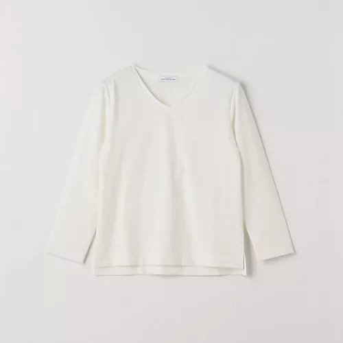 【グリーンレーベル リラクシング / ユナイテッドアローズ/green label relaxing / UNITED ARROWS】のベアスムース Vネック ロングスリーブ プルオーバー カットソー インテリア・キッズ・メンズ・レディースファッション・服の通販 founy(ファニー) 　ファッション　Fashion　レディースファッション　WOMEN　トップス・カットソー　Tops/Tshirt　プルオーバー　Pullover　カットソー　Cut and Sewn　Vネック　V-Neck　インナー　Inner　秋　Autumn/Fall　カットソー　Cut And Sew　シンプル　Simple　ジャケット　Jacket　スリーブ　Sleeve　ロング　Long　おすすめ　Recommend　エレガント 上品　Elegant　ビジネス 仕事 通勤　Business　WHITE|ID: prp329100004093749 ipo3291000000027746477