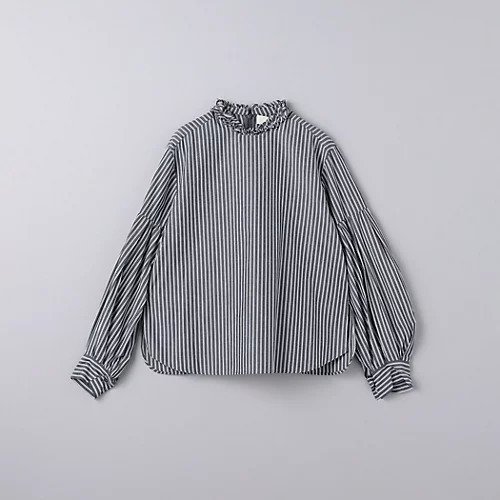 【ユナイテッドアローズ/UNITED ARROWS】のフリル ボリュームスリーブ ブラウス 人気、トレンドファッション・服の通販 founy(ファニー) 　ファッション　Fashion　レディースファッション　WOMEN　トップス・カットソー　Tops/Tshirt　シャツ/ブラウス　Shirts/Blouses　ボリュームスリーブ / フリル袖　Volume Sleeve　ギャザー　Gather　サロペット　Overalls　シンプル　Simple　スリーブ　Sleeve　タイプライター　Typewriter　フリル　Frills　モダン　Modern　 other-1|ID: prp329100004093754 ipo3291000000027746500