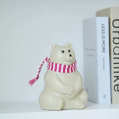 【ビオトープ/biotope / GOODS】のシロクマ貯金箱2024 マフラー付き 人気、トレンドファッション・服の通販 founy(ファニー) 　おすすめ　Recommended / Our Picks　クリスマス X'mas　Christmas / X'mas　フリンジ　Fringe, Tassel　ボーダー　Border, Stripe　マフラー　Scarf, Muffler　other-2|ID: prp329100004093912 ipo3291000000031272384