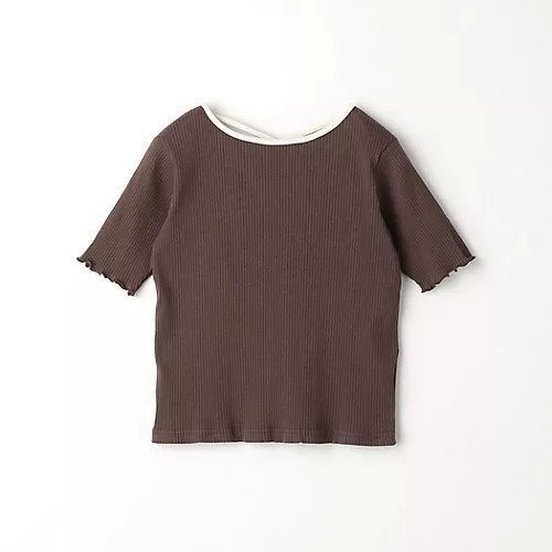 【グリーンレーベルリラクシング/green label relaxing / UNITED ARROWS / KIDS】のTJ バイカラー テレコ プルオーバー / キッズ 100cm-130cm インテリア・キッズ・メンズ・レディースファッション・服の通販 founy(ファニー) 　ファッション　Fashion　キッズファッション　KIDS　トップス・カットソー　Tops/Tees/Kids　テレコ　Tereko　MD.BROWN|ID: prp329100004093950 ipo3291000000027747356